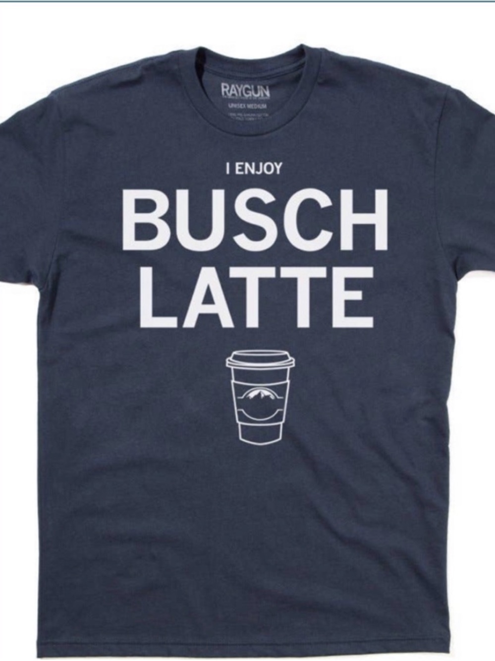 Men’s Navy 'Busch Latte' Graphic Tee